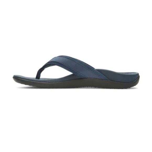 VIONIC Wave Navy Webbing Sandals Size 9M Orthotic Comfort - Picture 6 of 13